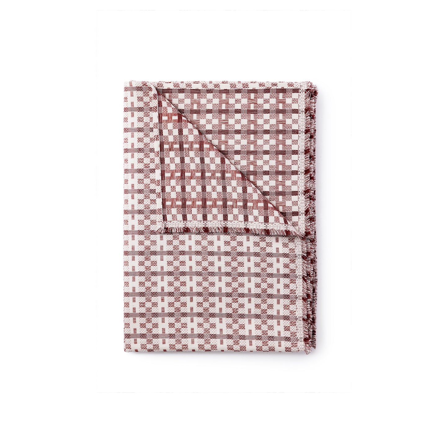 Handwoven Bourbon Plaid - Justine Gaignault