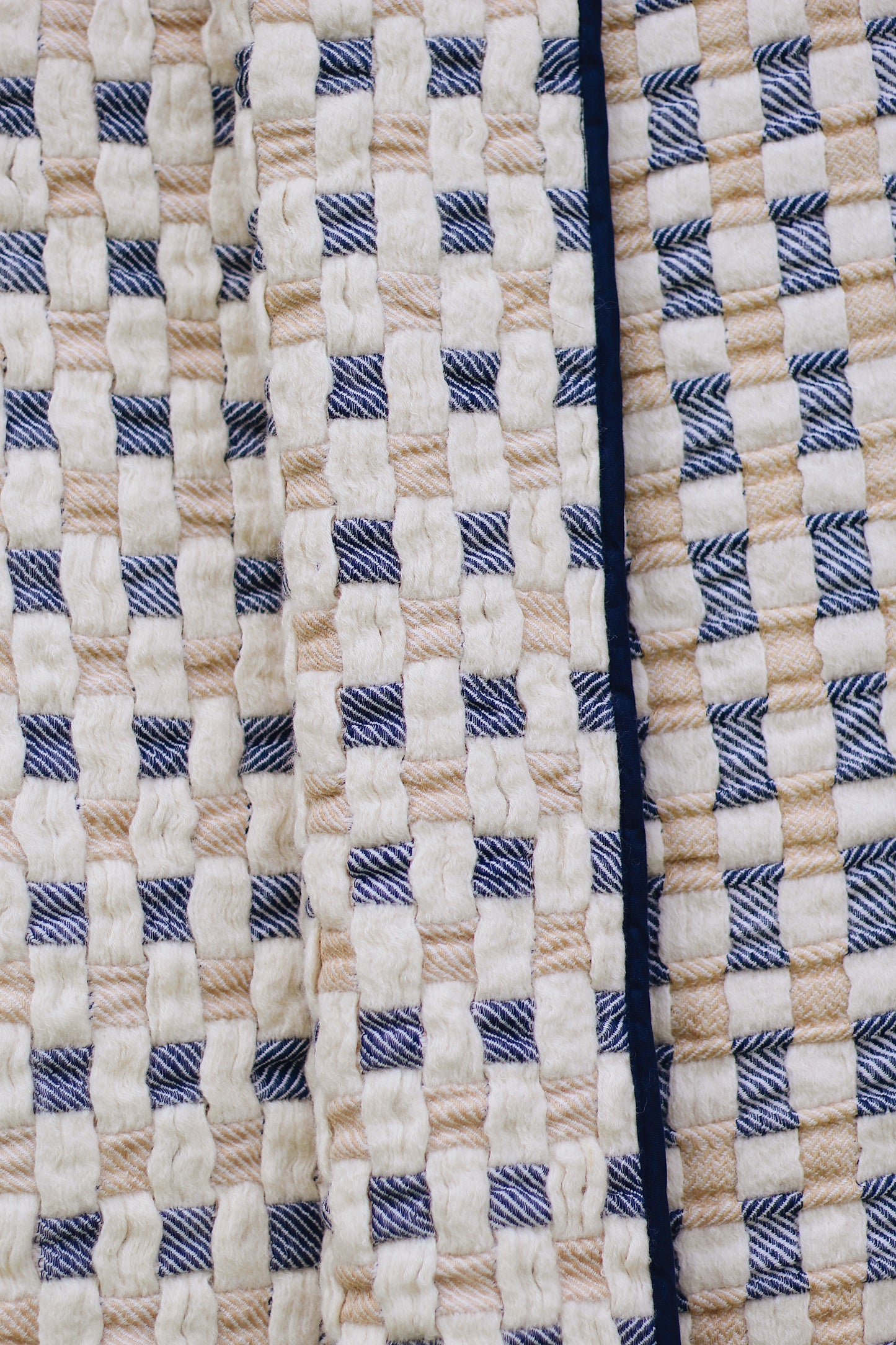 Handwoven Océan Blanket - Justine Gaignault