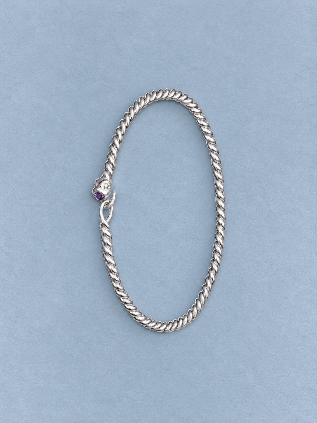 Bracelet Mini Delphis Torsade Amethyste - Mermere