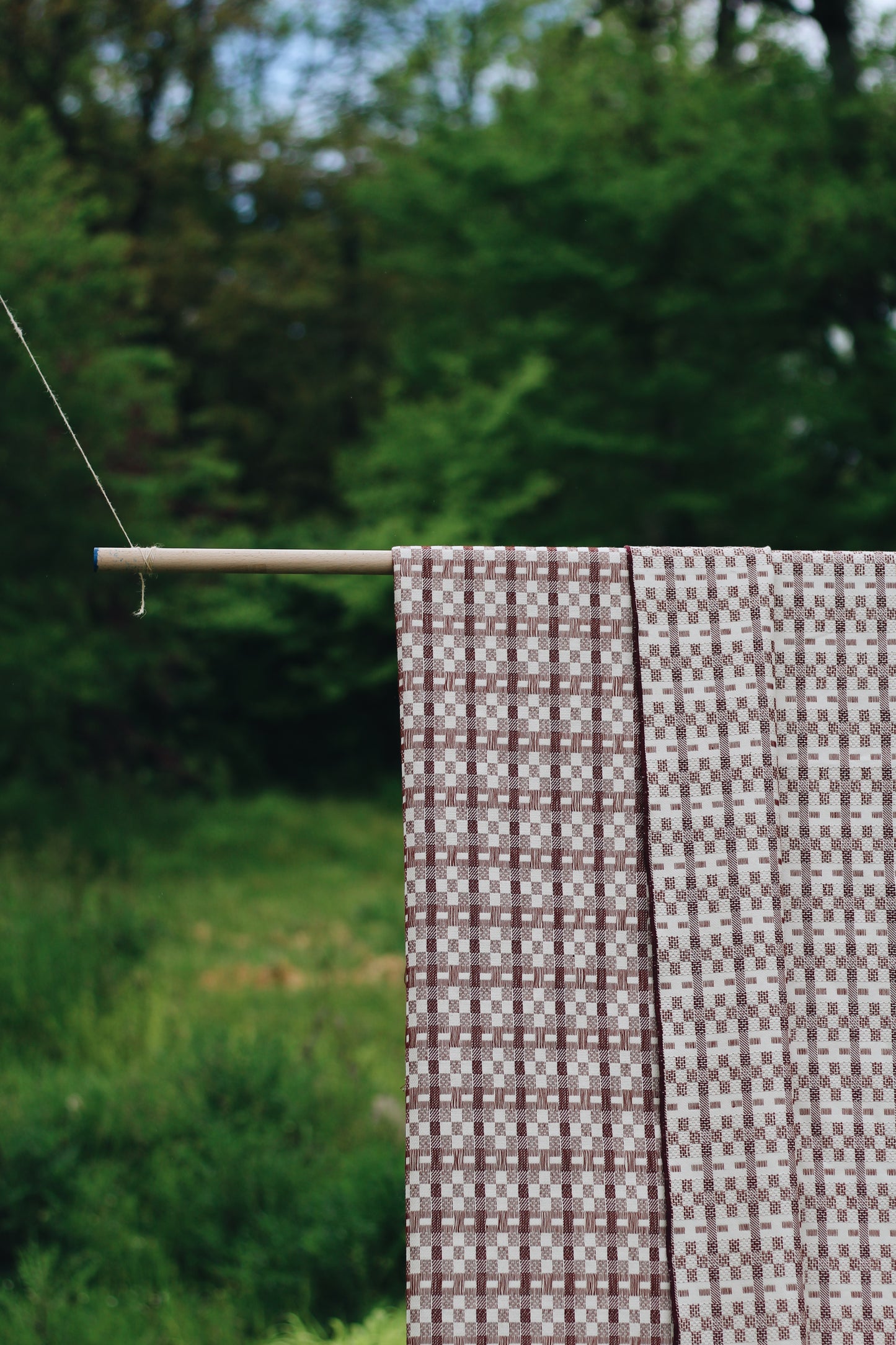Handwoven Bourbon Plaid - Justine Gaignault