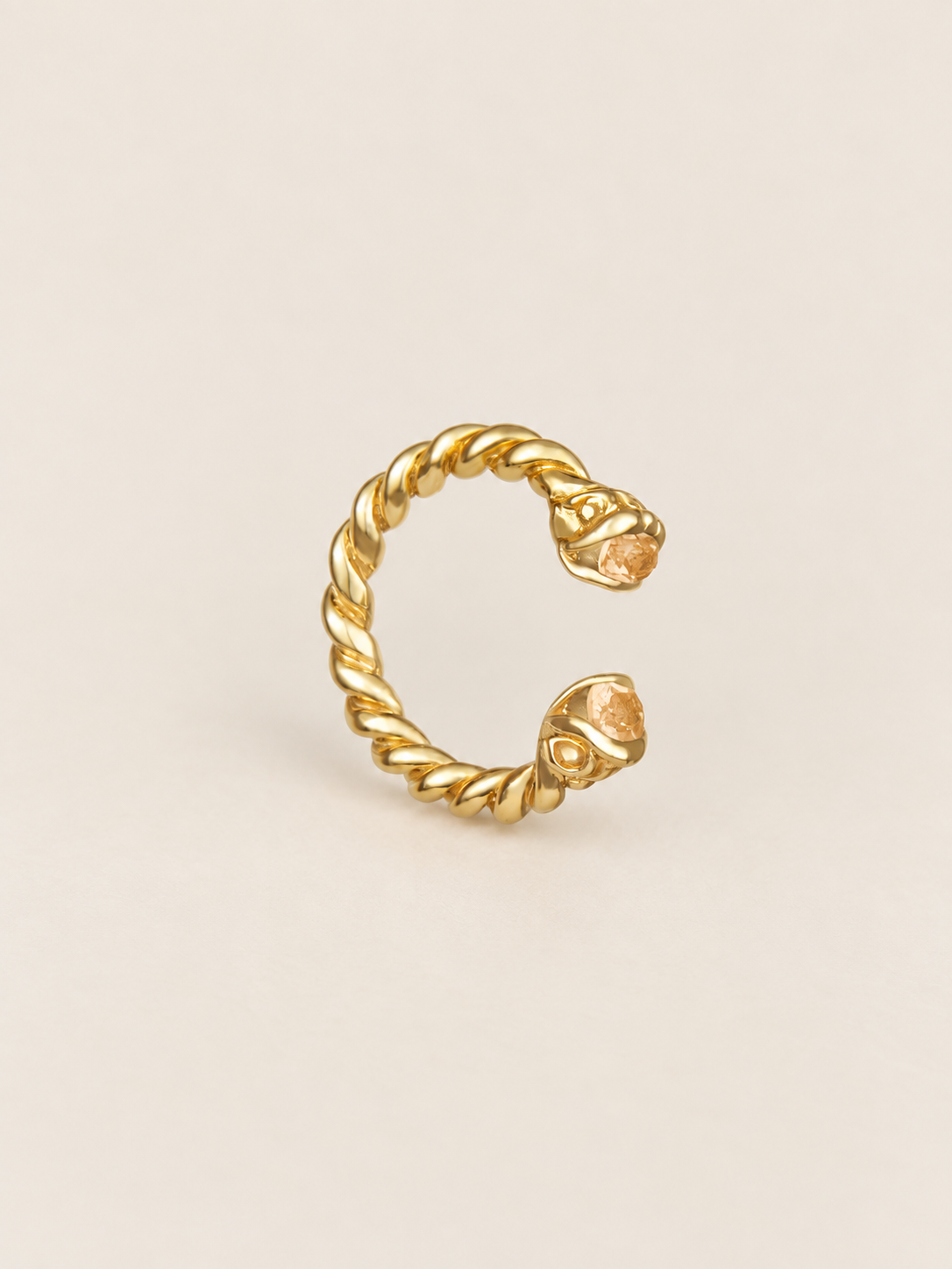 Bague Delphis Vermeil Citrine - Mermere