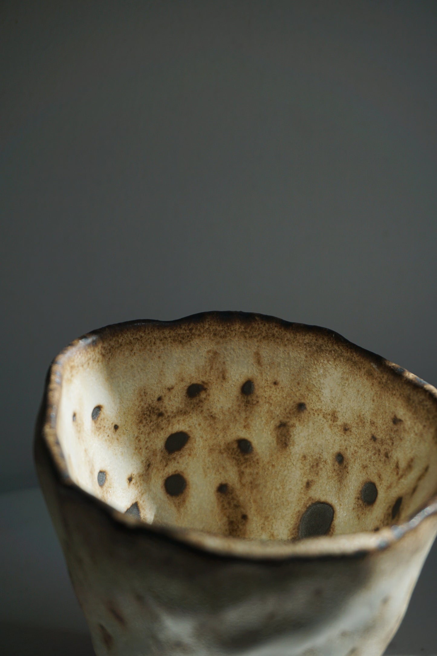 White Enamel Cup -Roche Atelier
