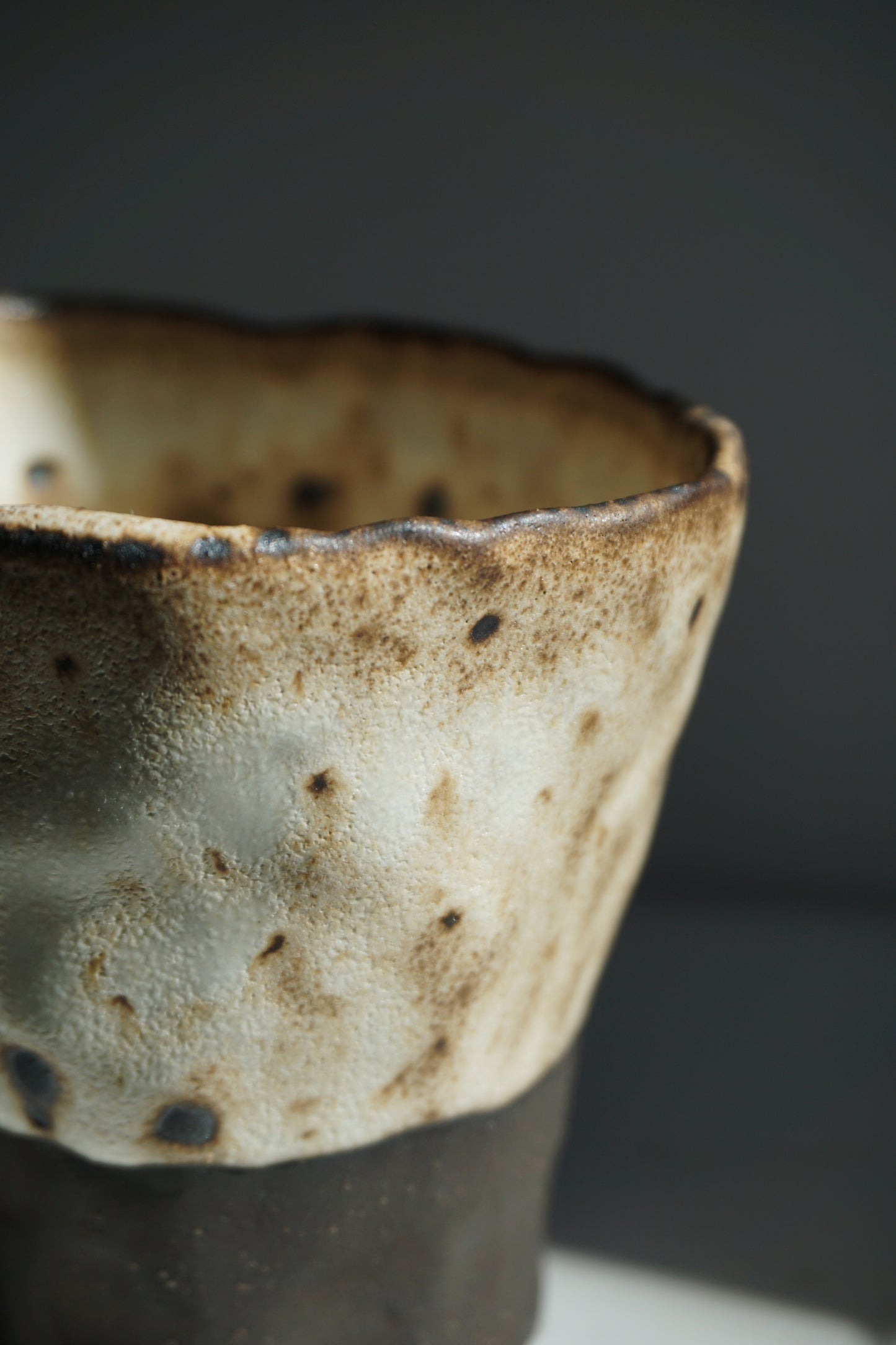 White Enamel Cup -Roche Atelier