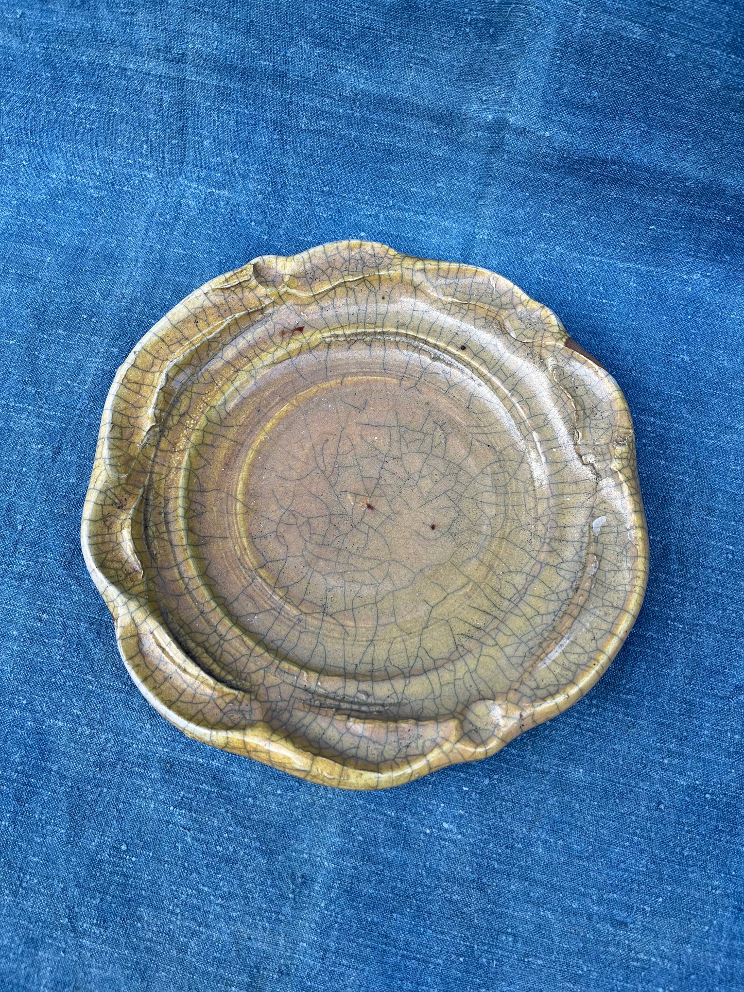 Raku Plate - Patrick Pernel