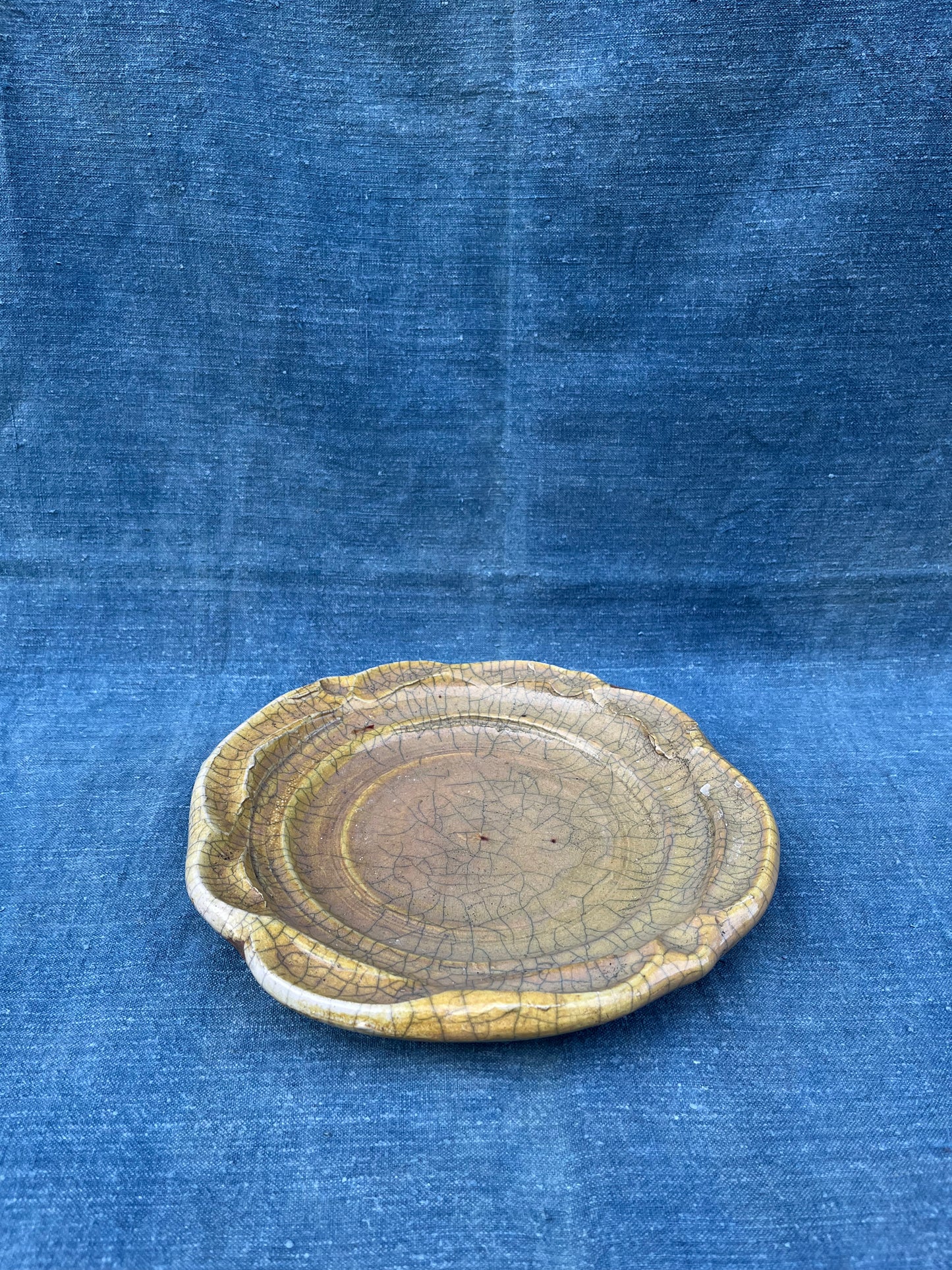 Raku Plate - Patrick Pernel