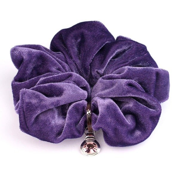 Precious Scrunchie with Vintage Pendant - Turtle Story