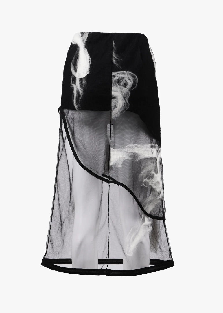 Ash Skirt Black - Cream
