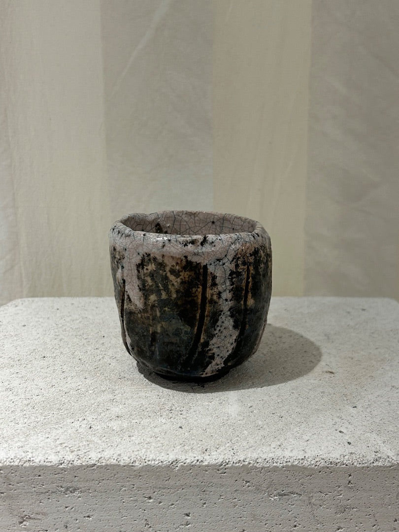 Raku Large Painted Mug - FE