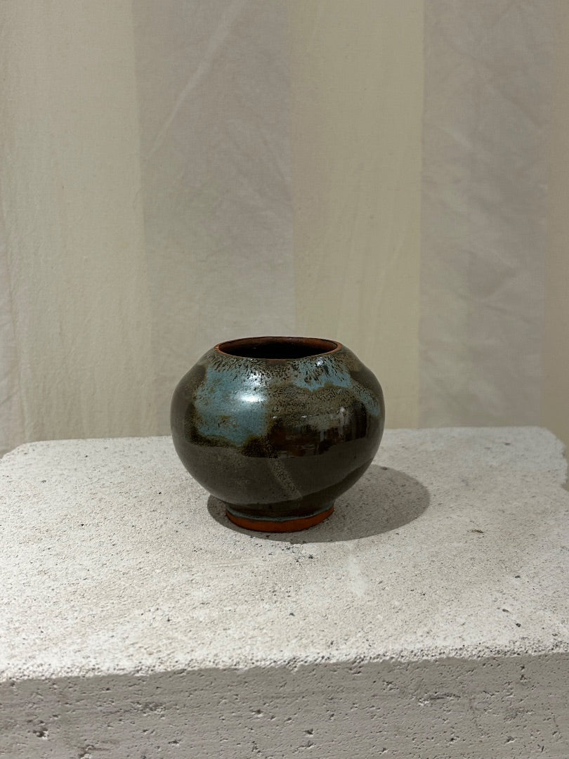 Small Painted Bowl - WashedBrown