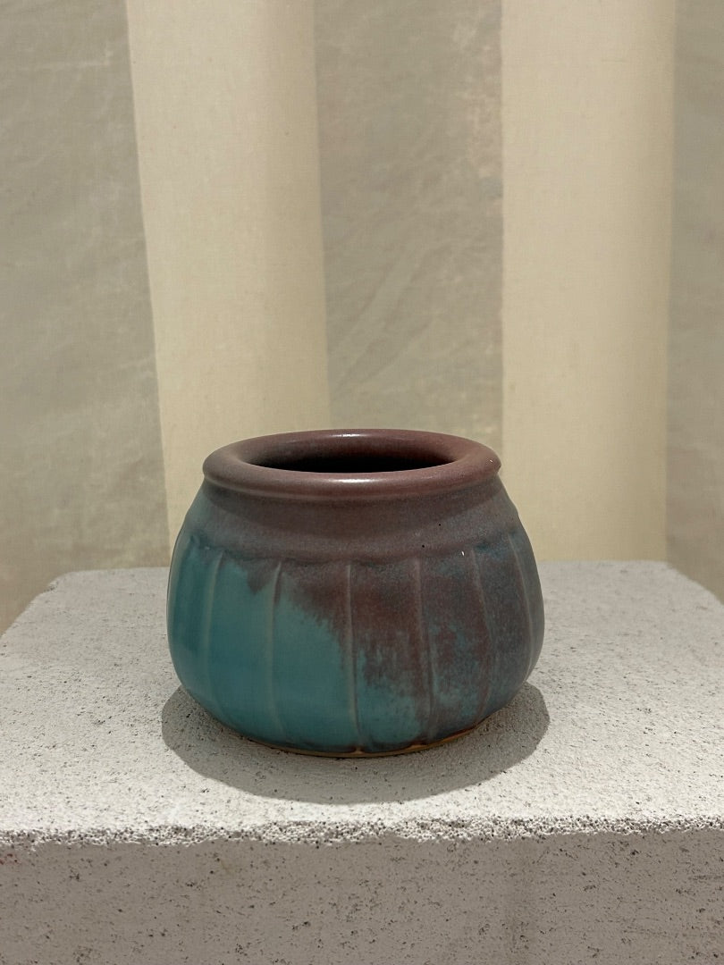 Vase Celadon "Cannelure" - Patrick Pernel