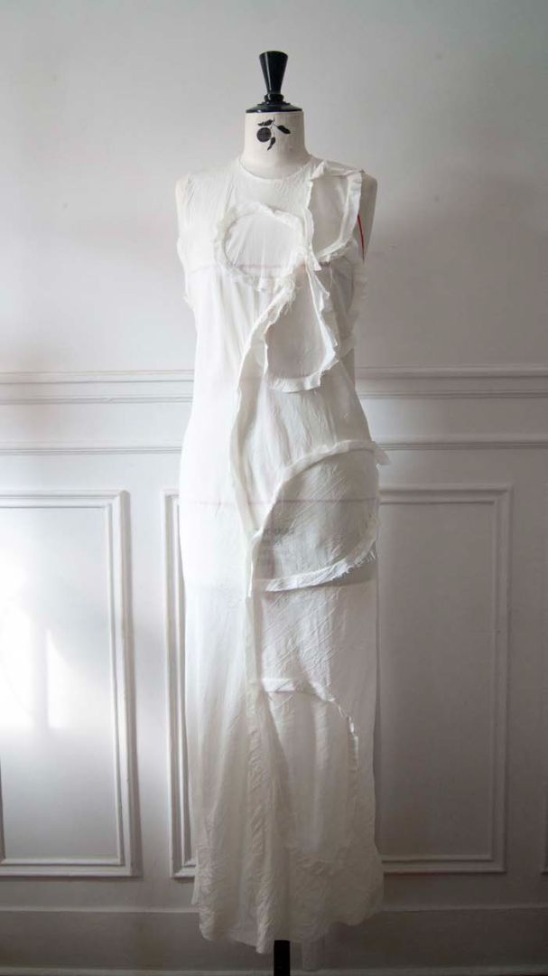 Blue Blossom Dress Bright White