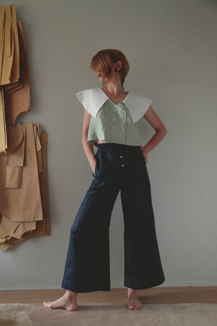 Pantalon Gante Marino