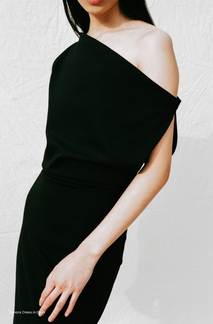 SONORA DRESS in ONYX