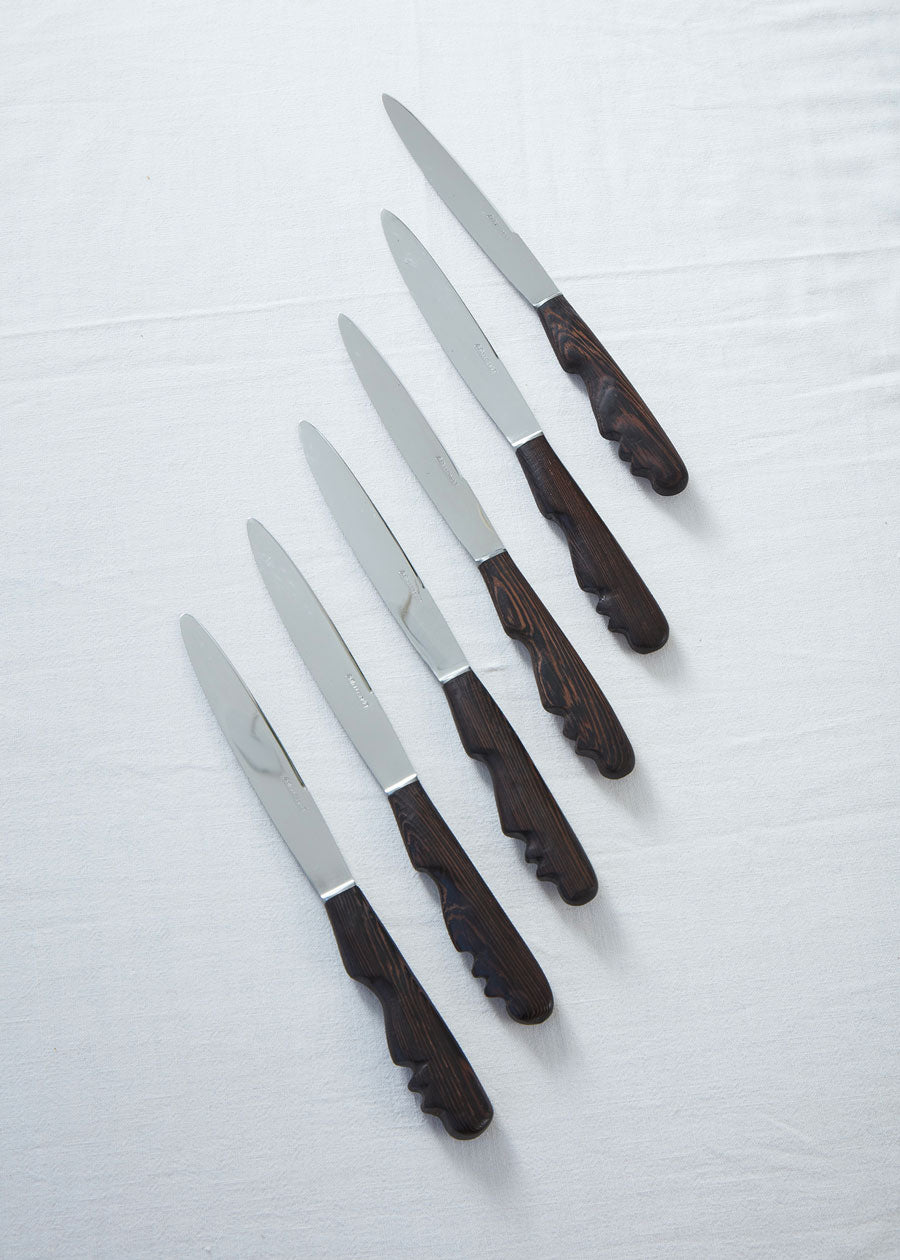 Wenge Profile Knives - Set of 6 - Romie Objetti