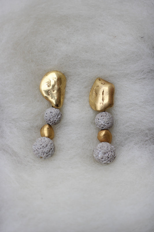 Volcanic Stone Earrings - Romero