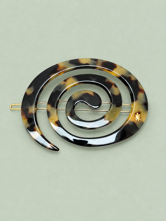 Spiral Clip Large Tokyo Dark