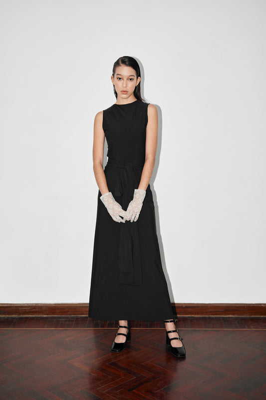 Black Ella Dress - Puerta Negra