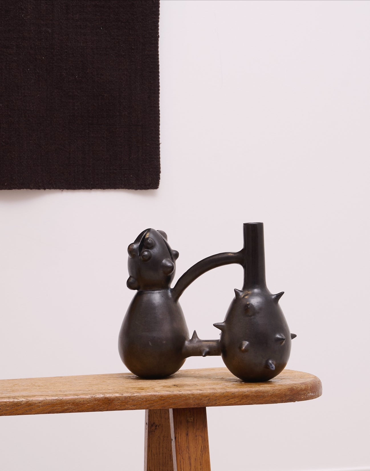 Black Whisling Vase - LBVB