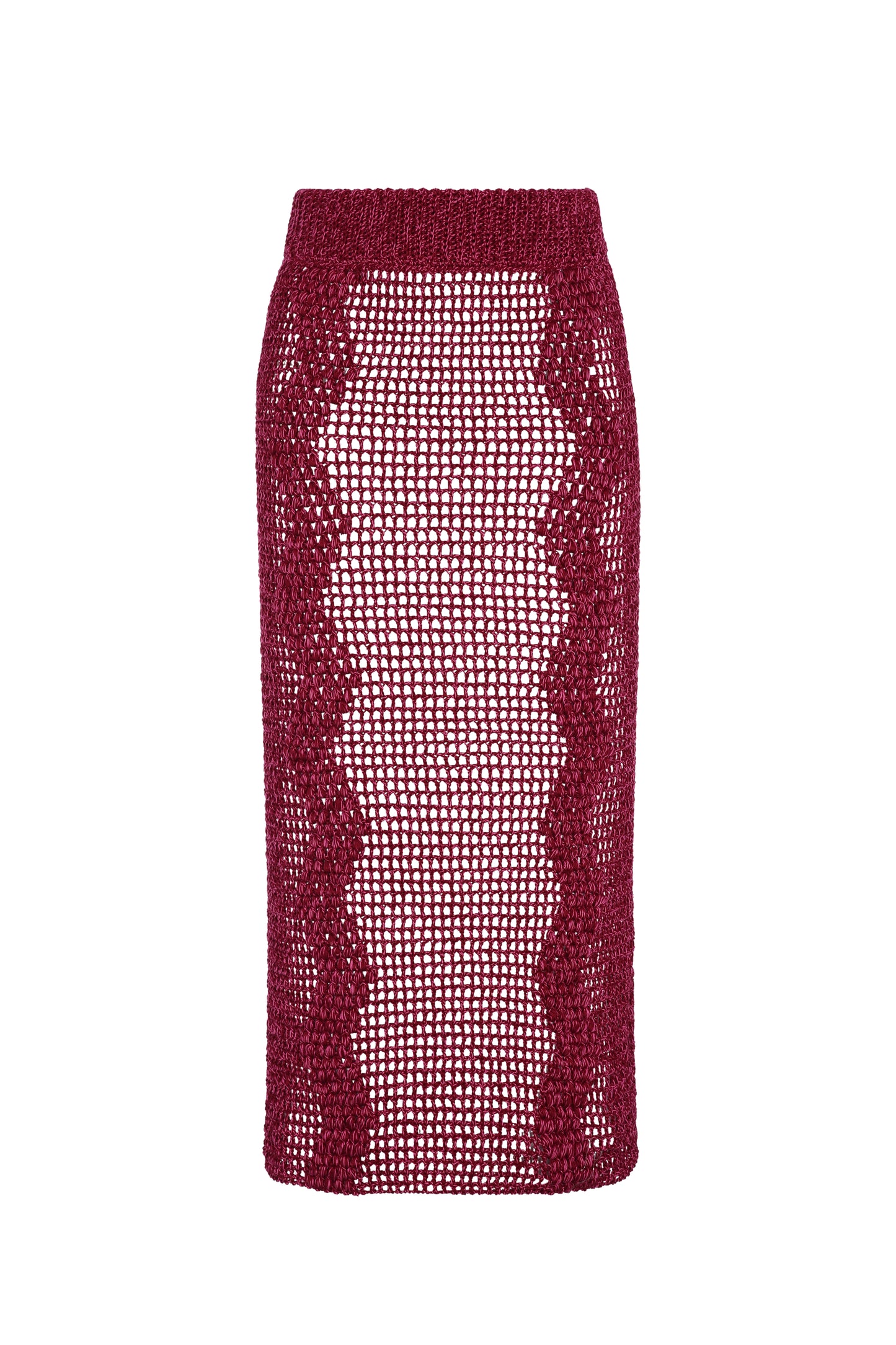 Zig Zag Midi Skirt - Mozhdeh Matin