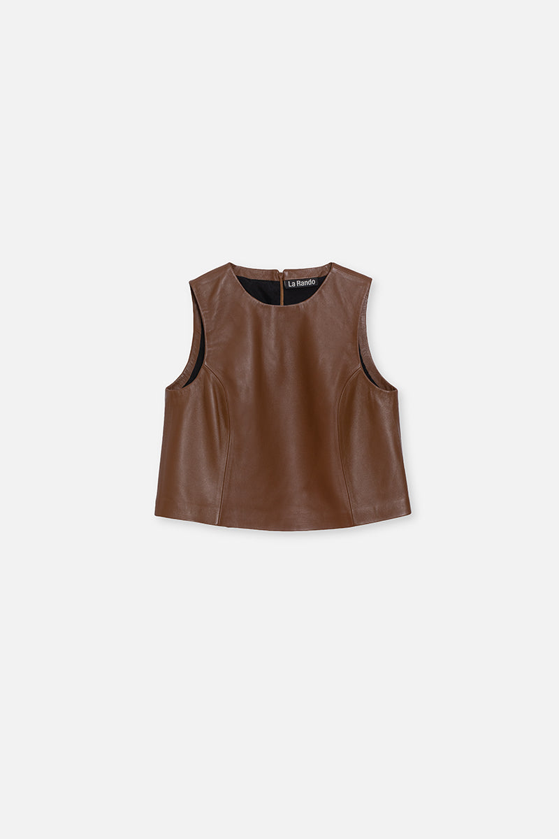 Lanus Leather Top - La Rando