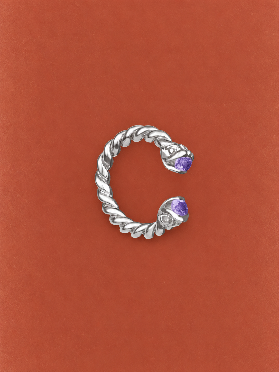 Bague Delphis Argent 925 Amethyste - Mermere