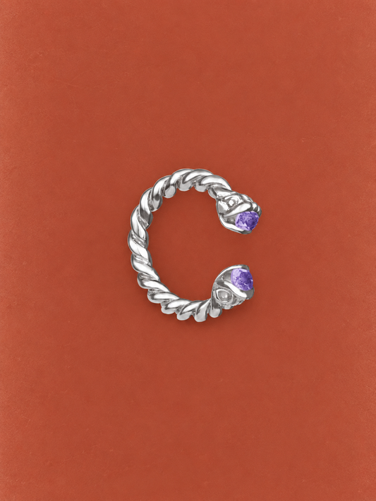 Bague Delphis Argent 925 Amethyste - Mermere