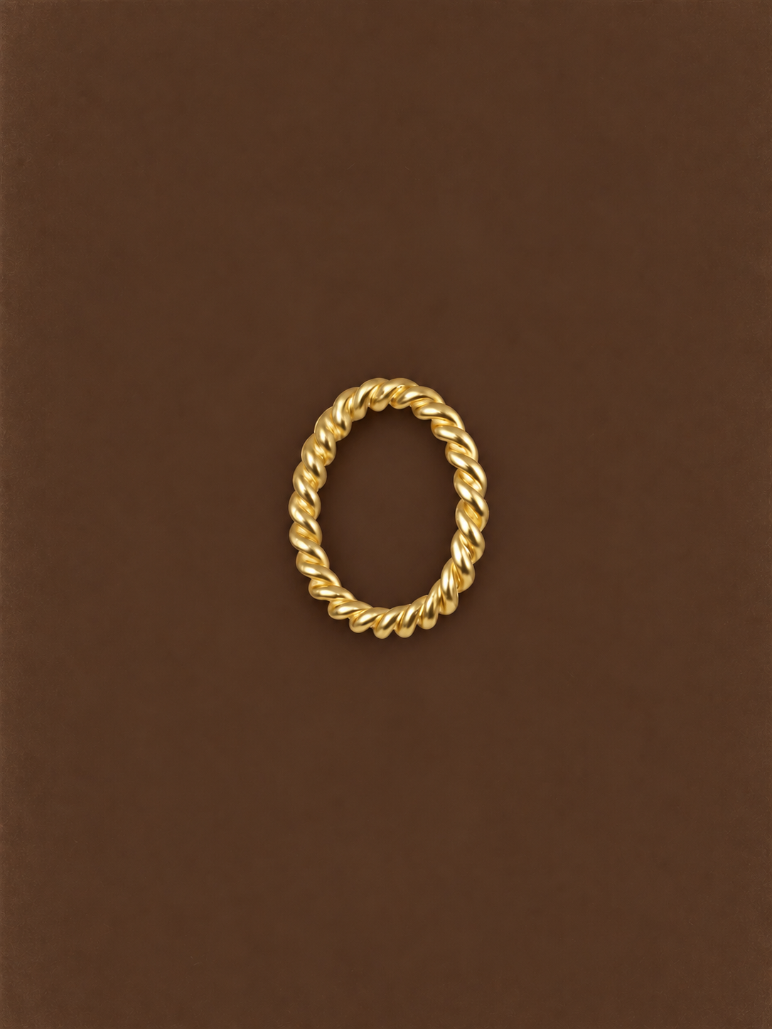 Bague petite Torsade Vermeil - Mermere