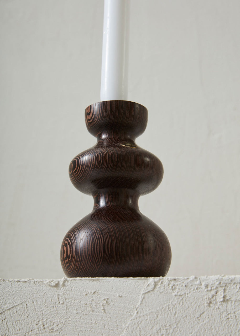 Jane Wenge candle holder - Romie Objetti