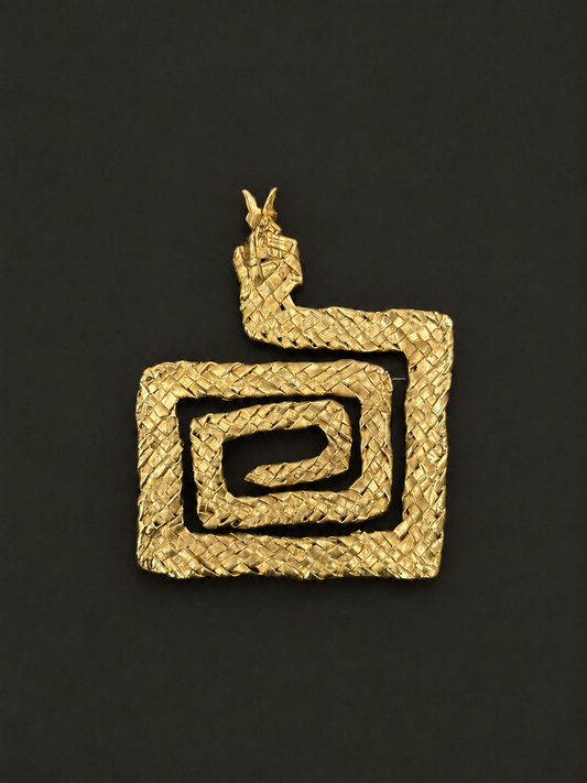 Culebra Enrollada Broche - Danielle Lafaurie