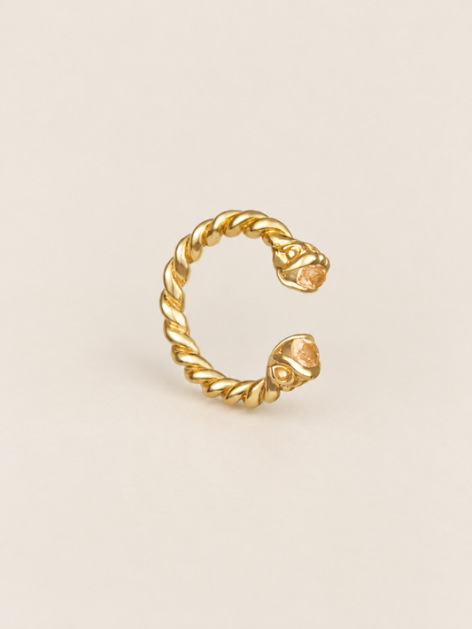 Bague Delphis Vermeil Citrine - Mermere