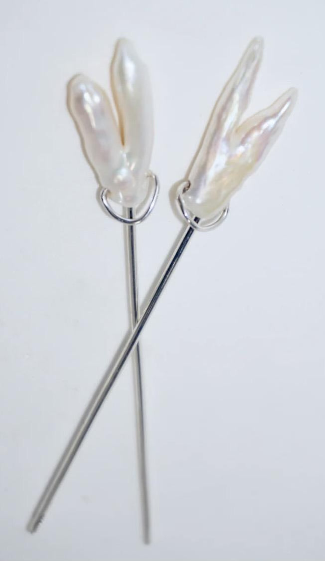 Pierced Martini Picks - Mother Silver