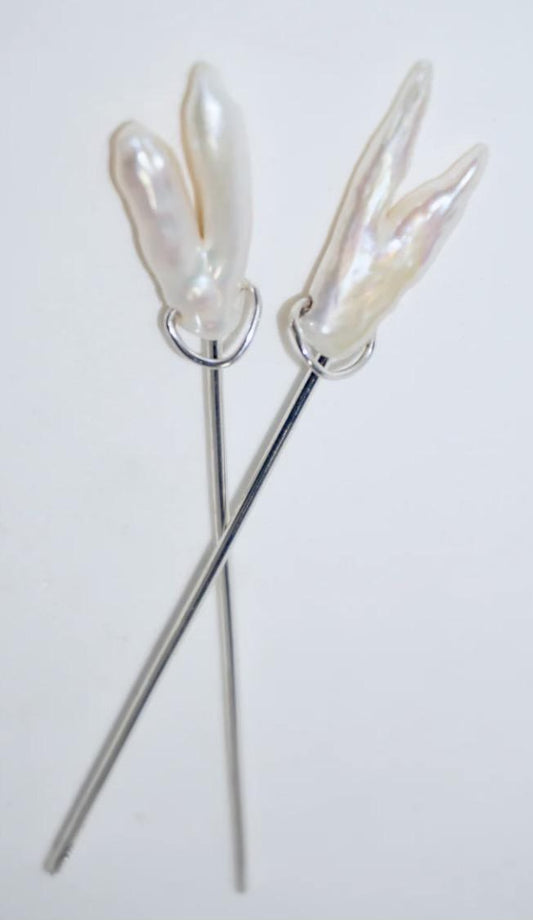 Pierced Martini Picks - Mother Silver