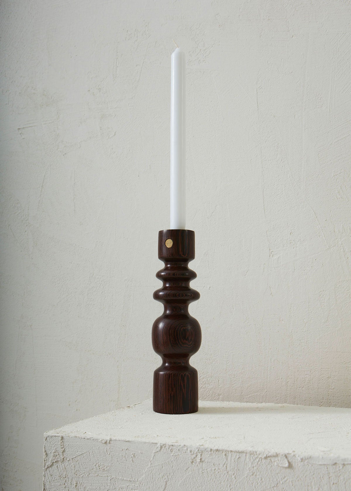 Olympe Wenge candle holder - Romie Objetti