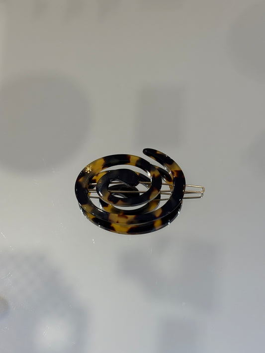 Spiral Clip Large Tokyo Dark