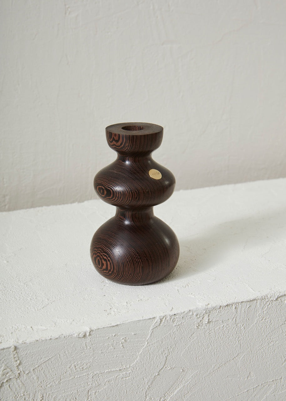 Jane Wenge candle holder - Romie Objetti