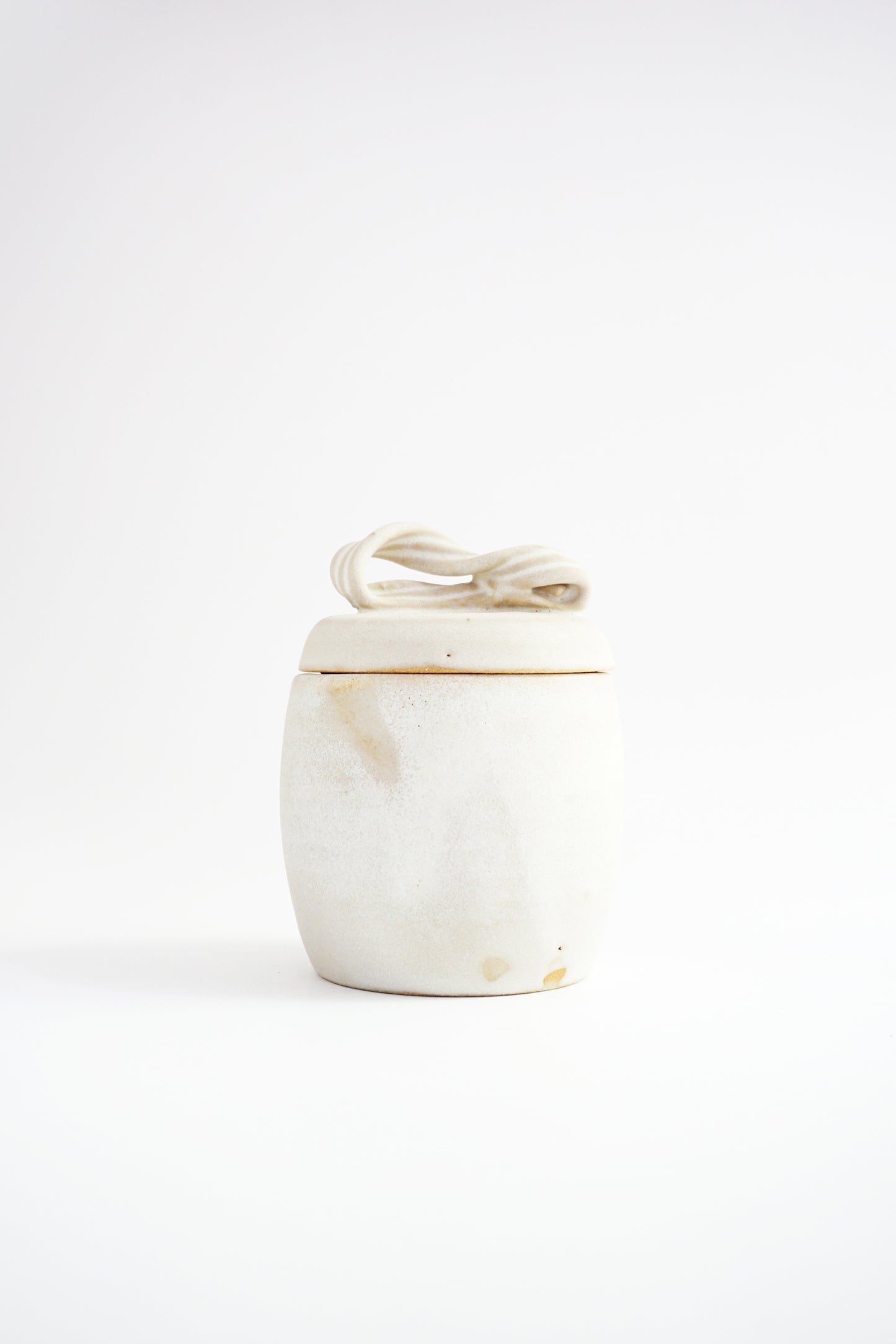 White Stoneware Box - Roche Atelier