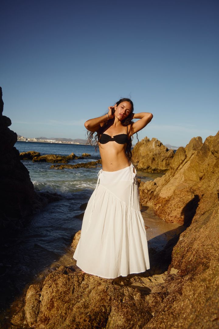 Kinibi Spring Skirt - White