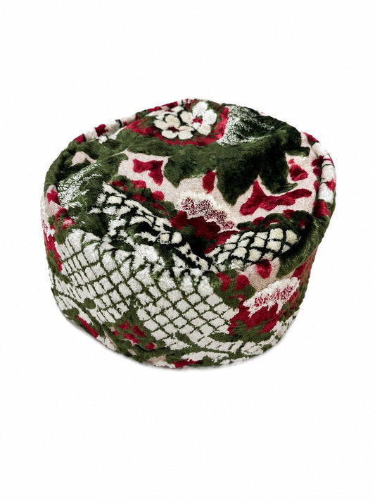 Ruggy Pillbox Hat Green - Softenheart