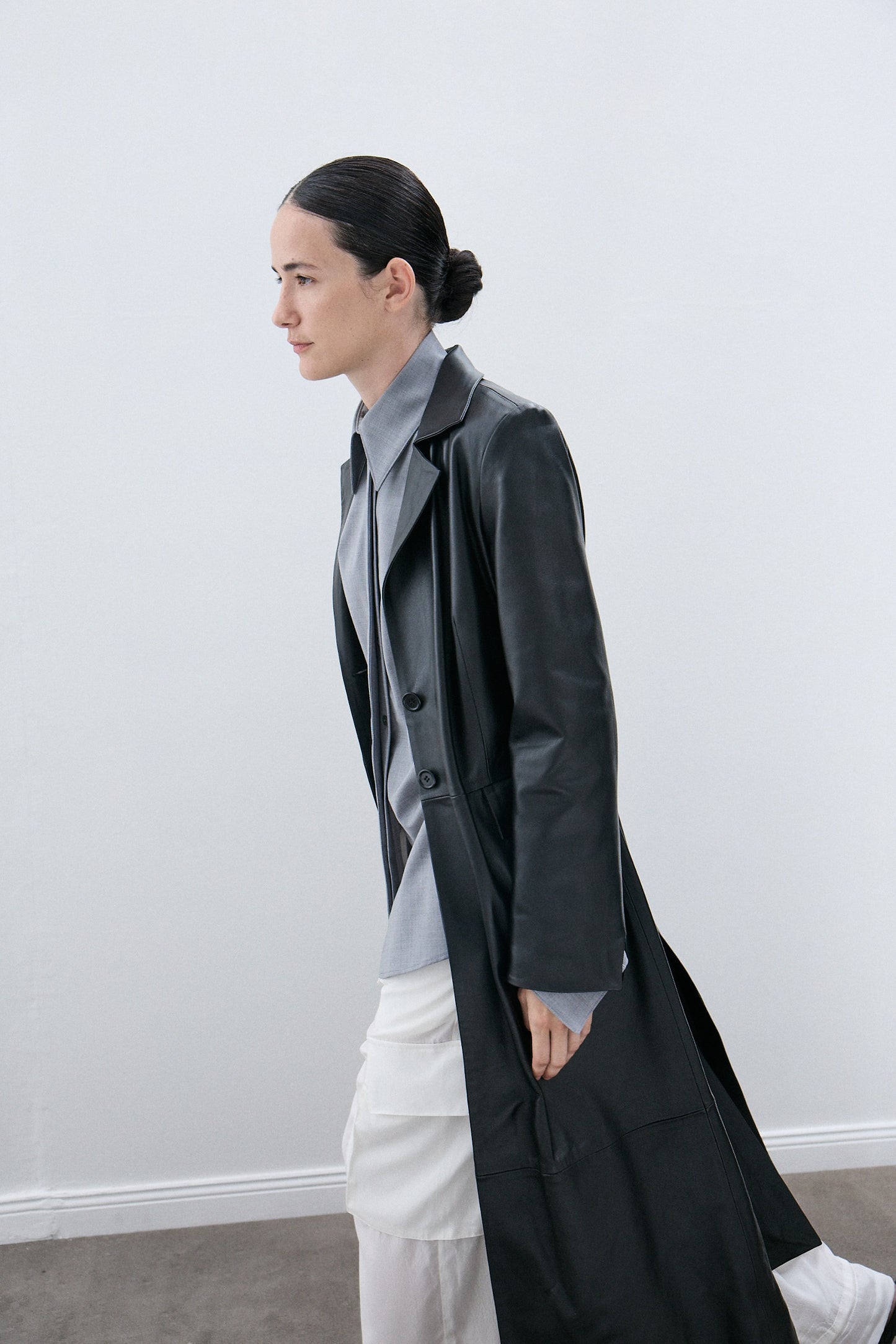 Hurlingham Leather Coat - La Rando