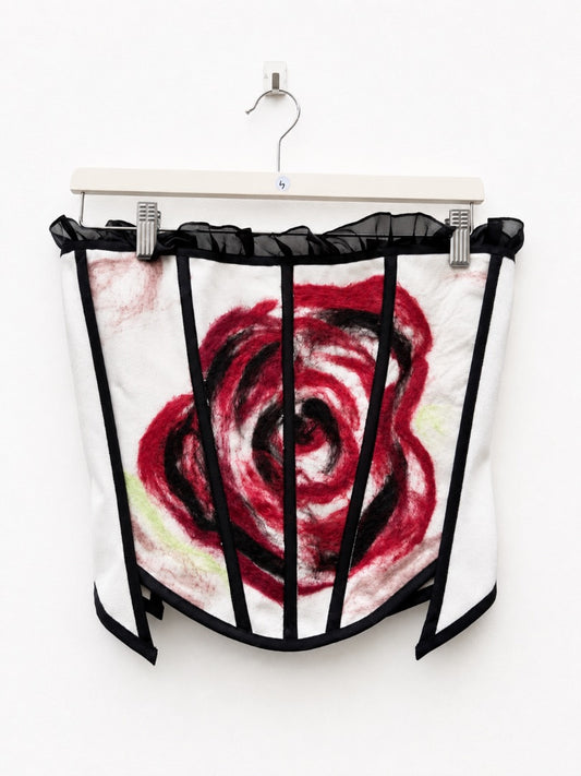 Perdition Bustier Black/Cream