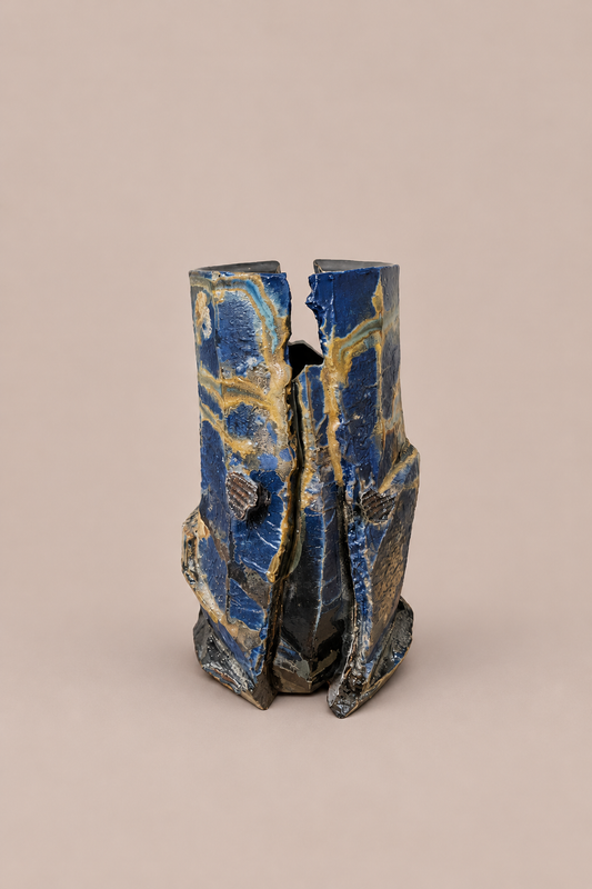 Vase Yohen-Ao Bleu - Takashi Baba