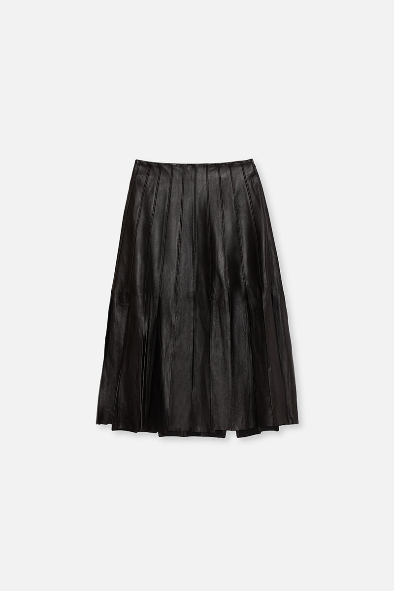 Lobos Leather Skirt - La Rando