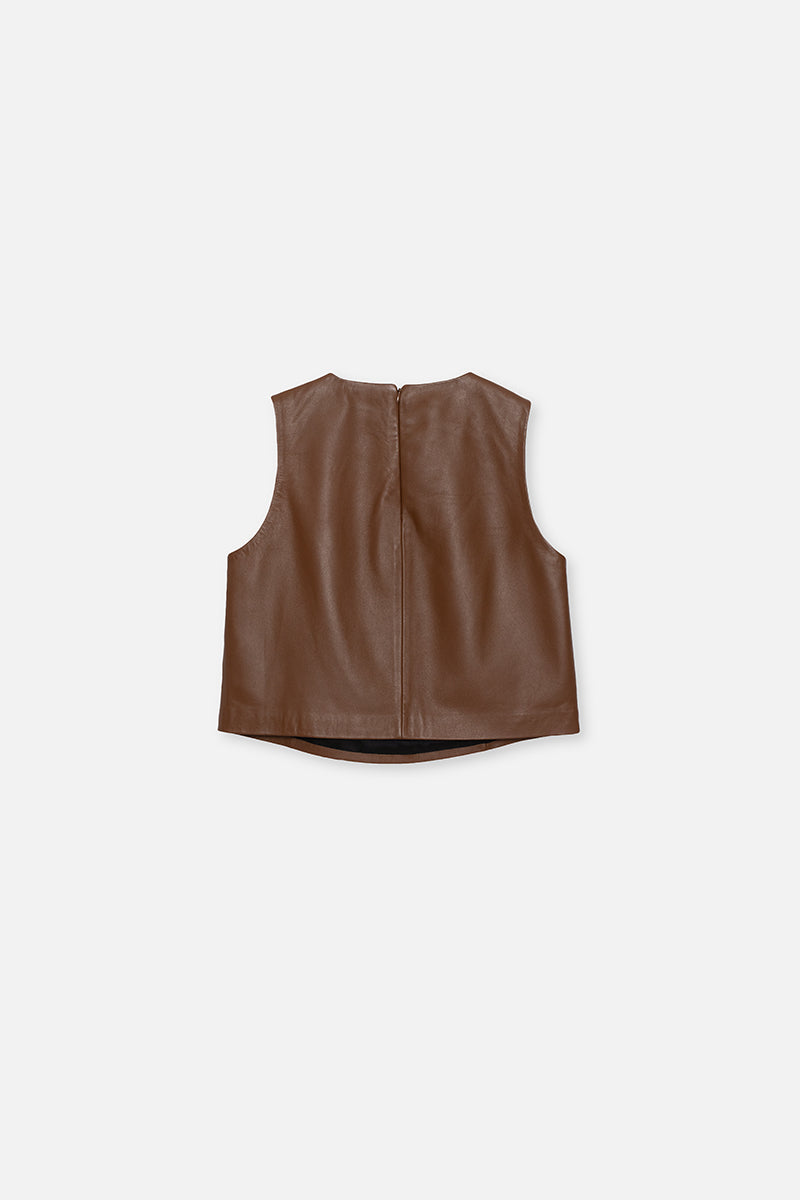 Lanus Leather Top - La Rando