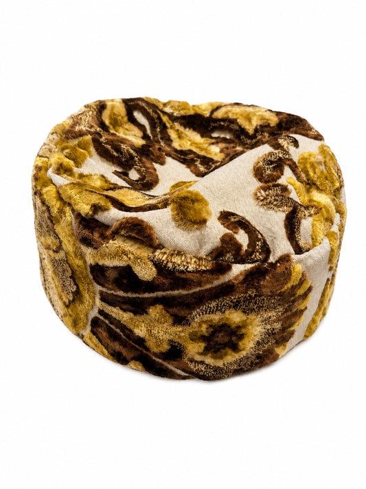 Ruggy Pillbox Hat gold - Softenheart