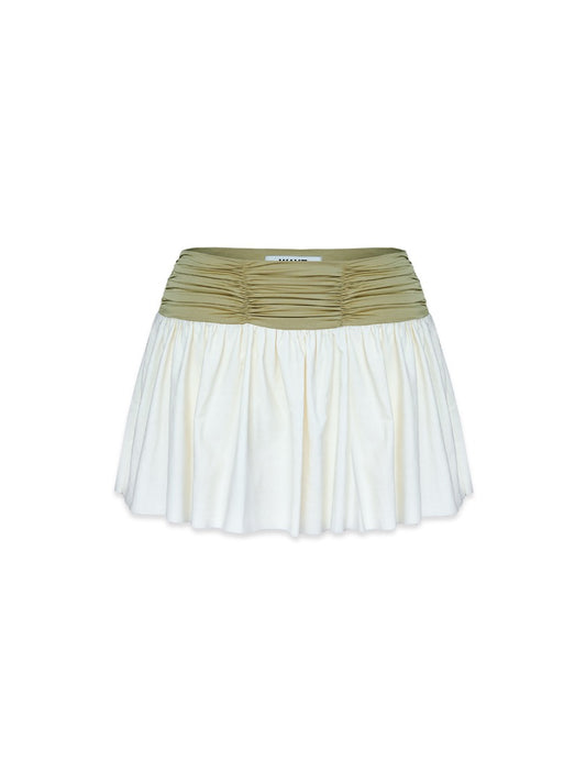 Entrechat Ruched Mini Skirt