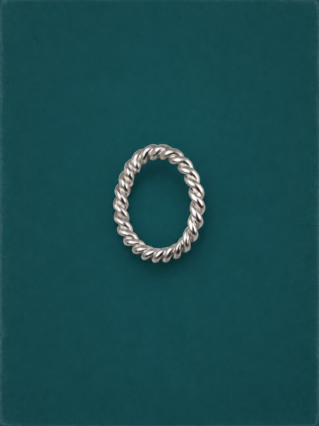 Bague petite Torsade Argent 925 - Mermere