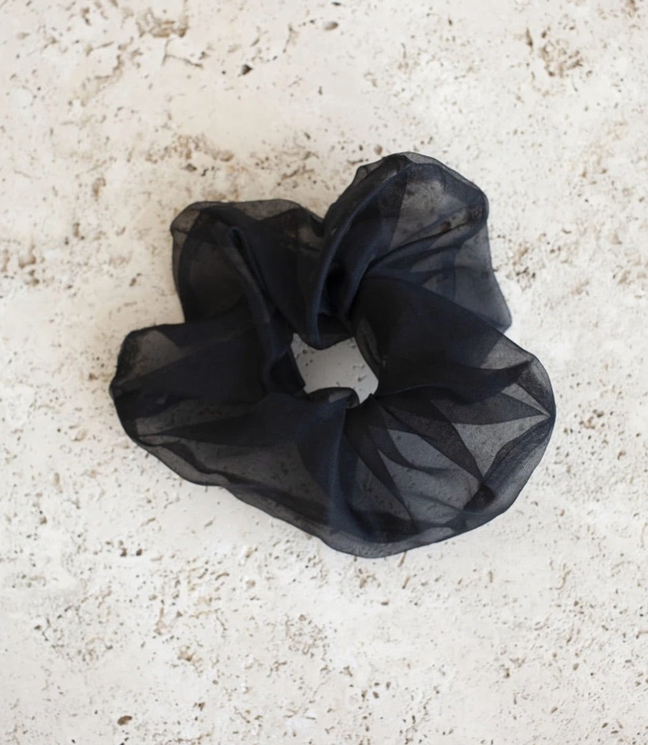 FIORI SCRUNCHIE in ONYX