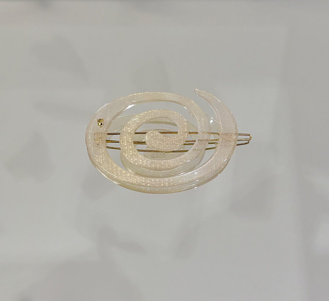 Large Spiral Clip Juliette - Turtle Story