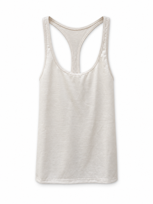 Musculosa T-Shape Beige - Yegua