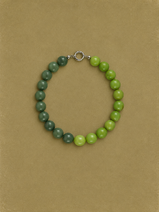 Origen Necklace Light/Dark Green - Sea You Free